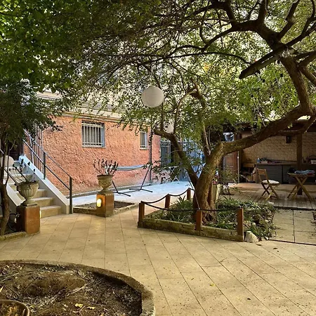 Small Garden Oasis In The Center Of